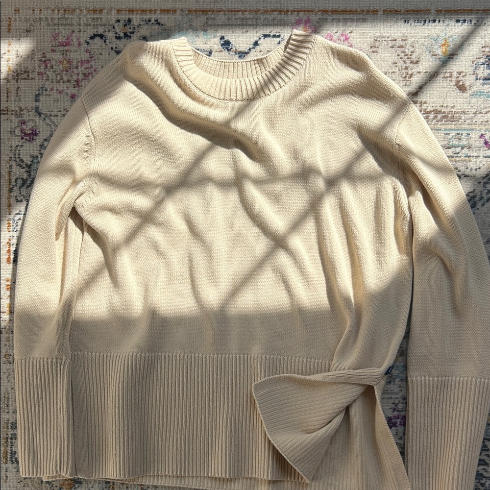 GAP Cream Crew Neck Sweater